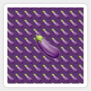 So Many Eggplants Magnet